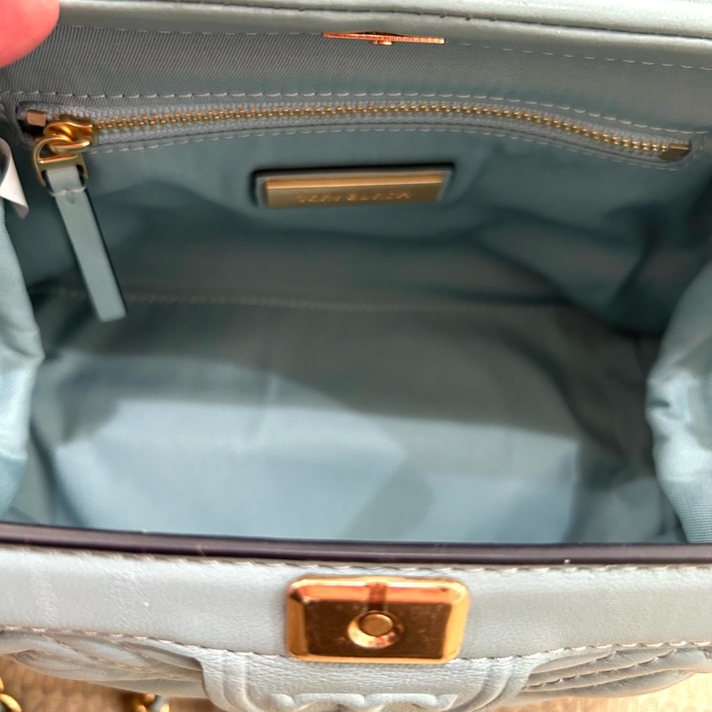 Tory Burch, Fleming Soft, Small Frame Crossbody Bag. - Picture 14 of 15